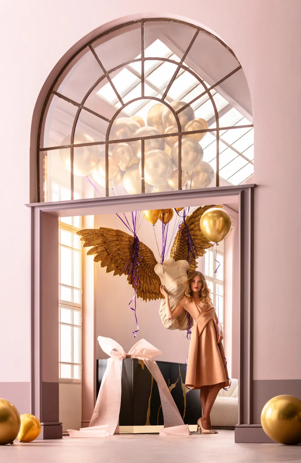 KARE Design Seinäkoristeet*Gela Angel Seinäkoriste 203x140cm