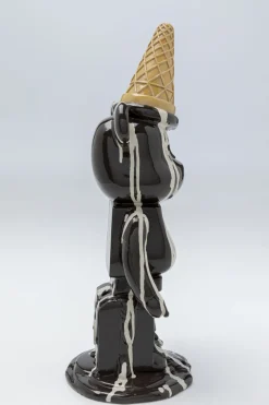KARE Design Koriste-Esineet*Gelato Bear Jäätelö Karhu Koriste-esine, Musta 40cm