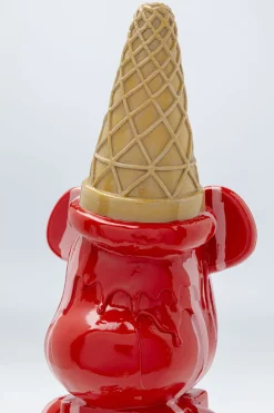 KARE Design Koriste-Esineet*Gelato Bear Jäätelö Karhu Koriste-esine, Punainen 40cm