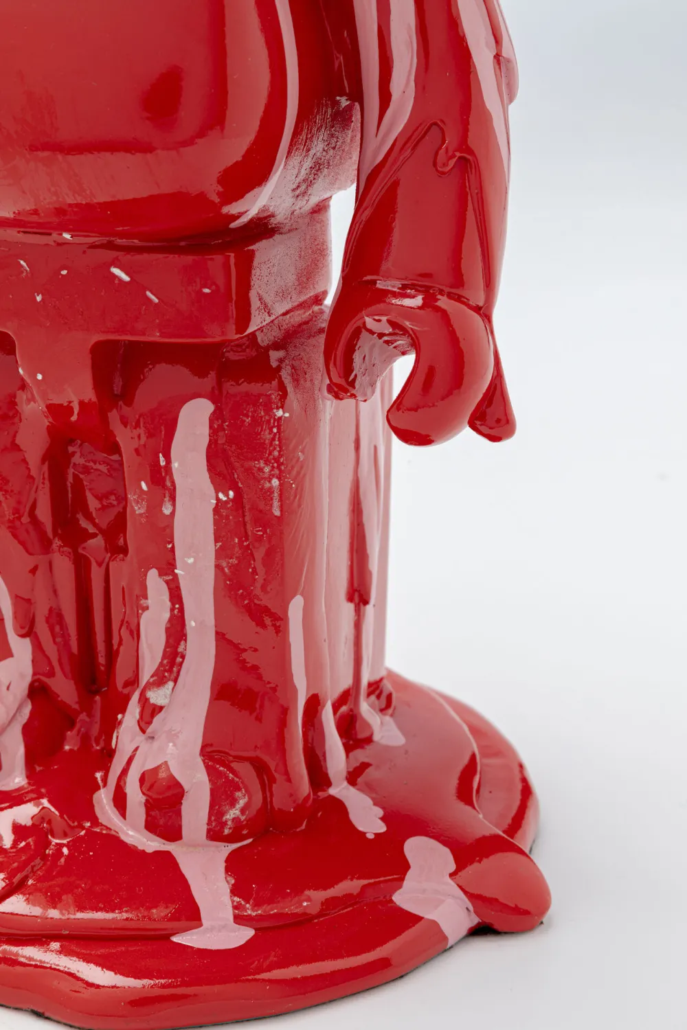 KARE Design Koriste-Esineet*Gelato Bear Jäätelö Karhu Koriste-esine, Punainen 40cm