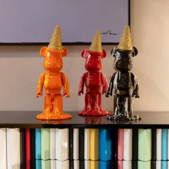 KARE Design Koriste-Esineet*Gelato Bear Jäätelö Karhu Koriste-esine, Oranssi 40cm