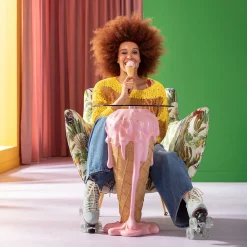 KARE Design Sohvapöydät*Gelato, Jäätelö Sivupöytä Ø48cm