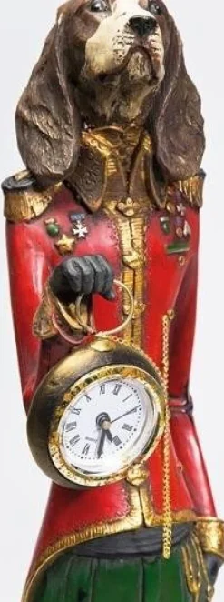 KARE Design Kellot*Gentleman Dog, Koira Pöytäkello