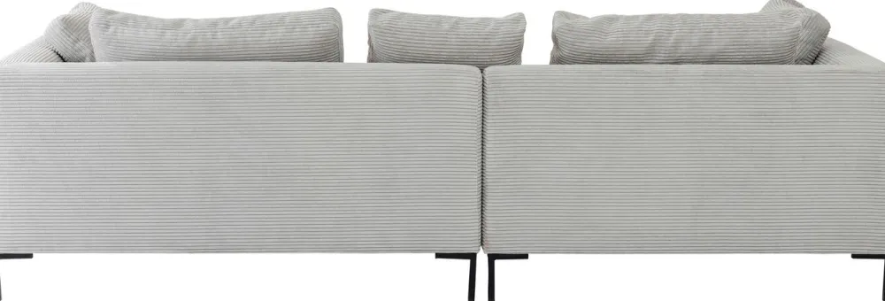 KARE Design Kulmasohvat*Gianni Cord Kulmasohva, Harmaa, Vasen