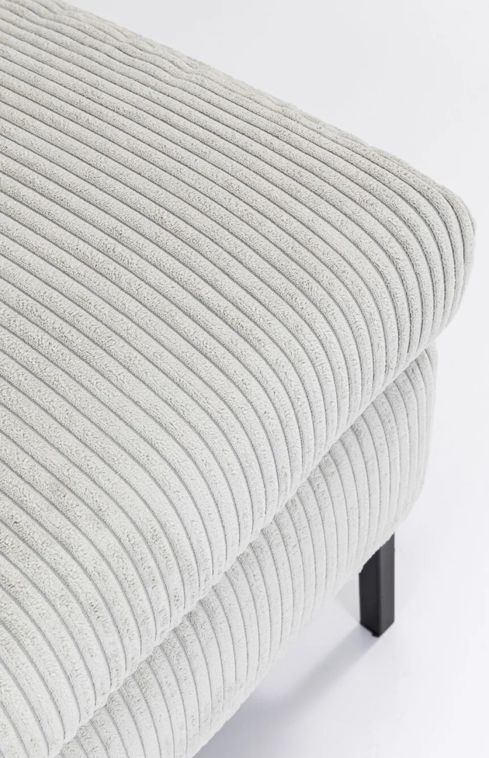 KARE Design Kulmasohvat*Gianni Cord Kulmasohva, Harmaa, Oikea