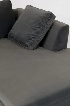 KARE Design Olohuone|Kulmasohvat*Gianni Small Kulmasohva - Samettia, Harmaa, Oikea