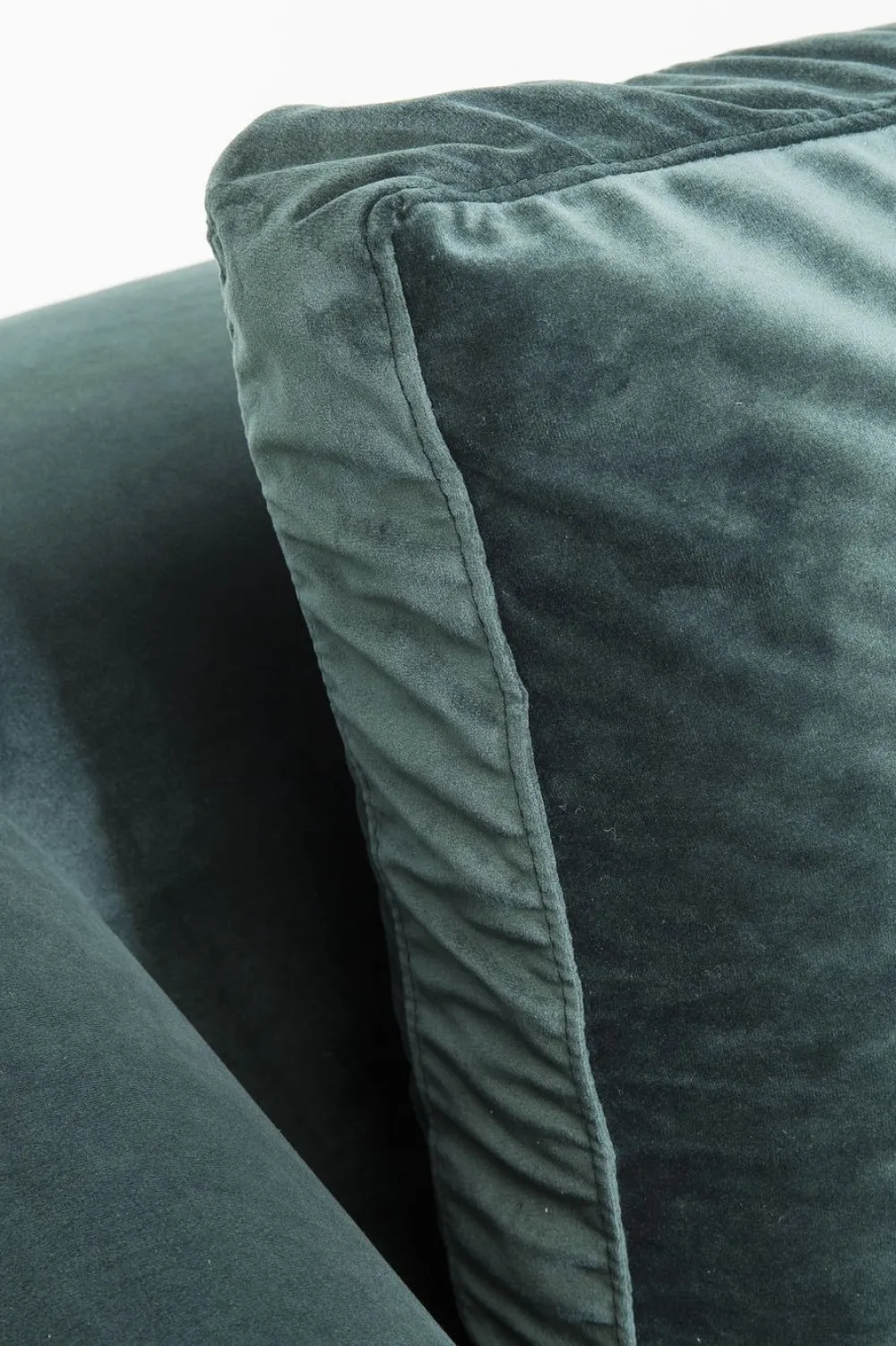 KARE Design Kulmasohvat*Gianni Velvet Kulmasohva - Tummanvihreä/musta, Vasen