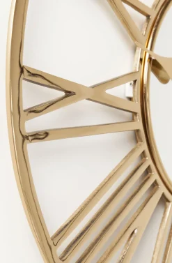 KARE Design Kellot*Giant Gold Seinäkello, Kulta Ø80cm