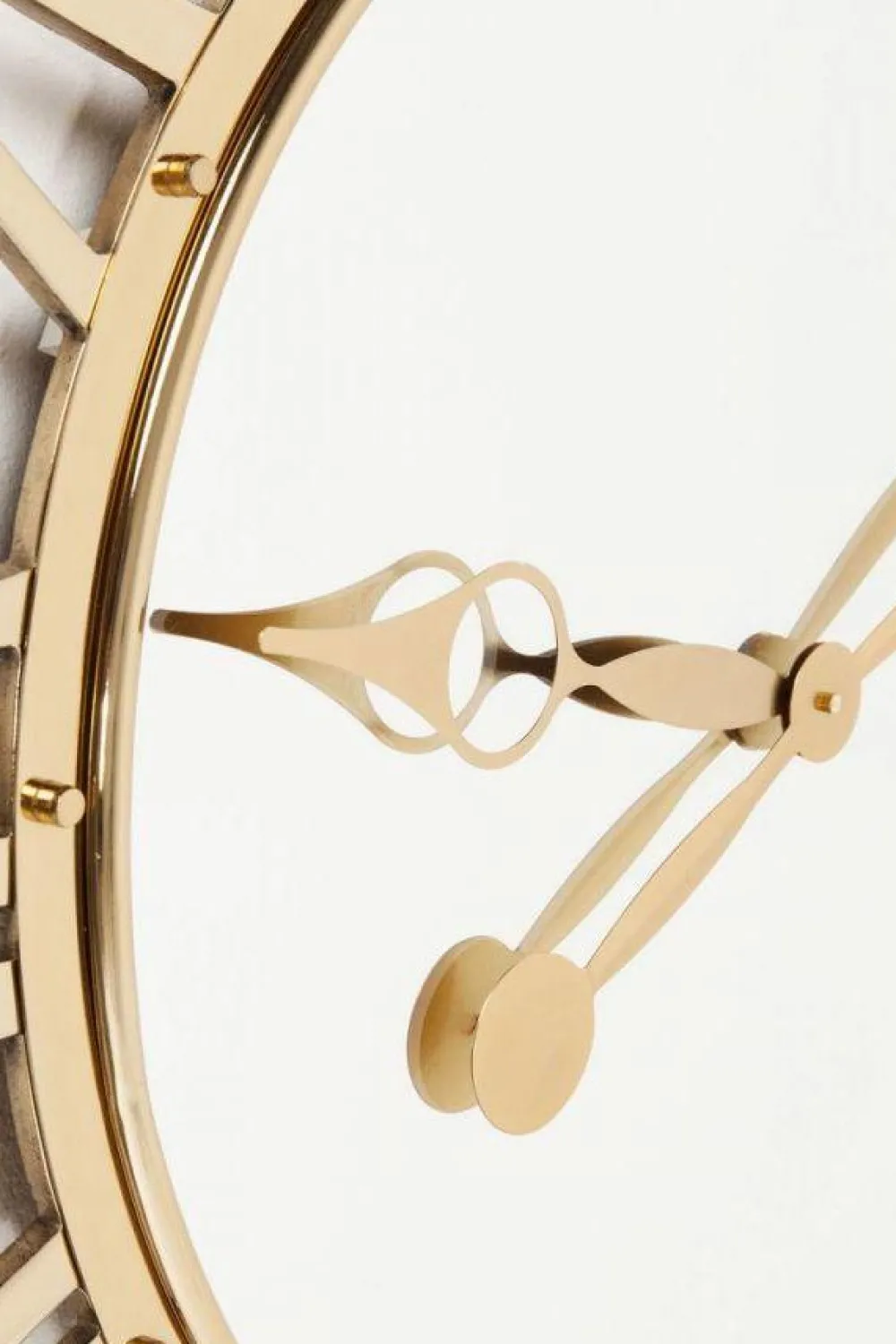 KARE Design Kellot*Giant Seinäkello, Kulta Ø120cm