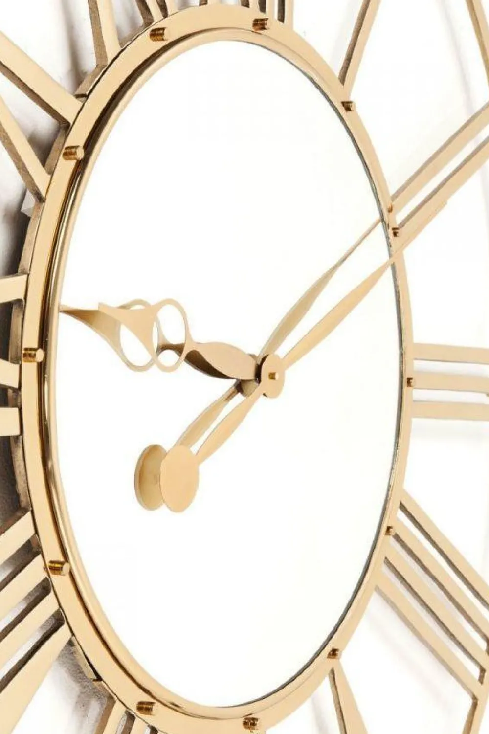 KARE Design Kellot*Giant Seinäkello, Kulta Ø120cm