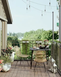 KARE Design Lyhdyt*Giardino Lyhdyt, Hopea (4/Setti)