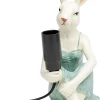 KARE Design Pöytävalaisimet*Girl Rabbit Tyttö Kani, Pupu Pöytävalaisin 21cm