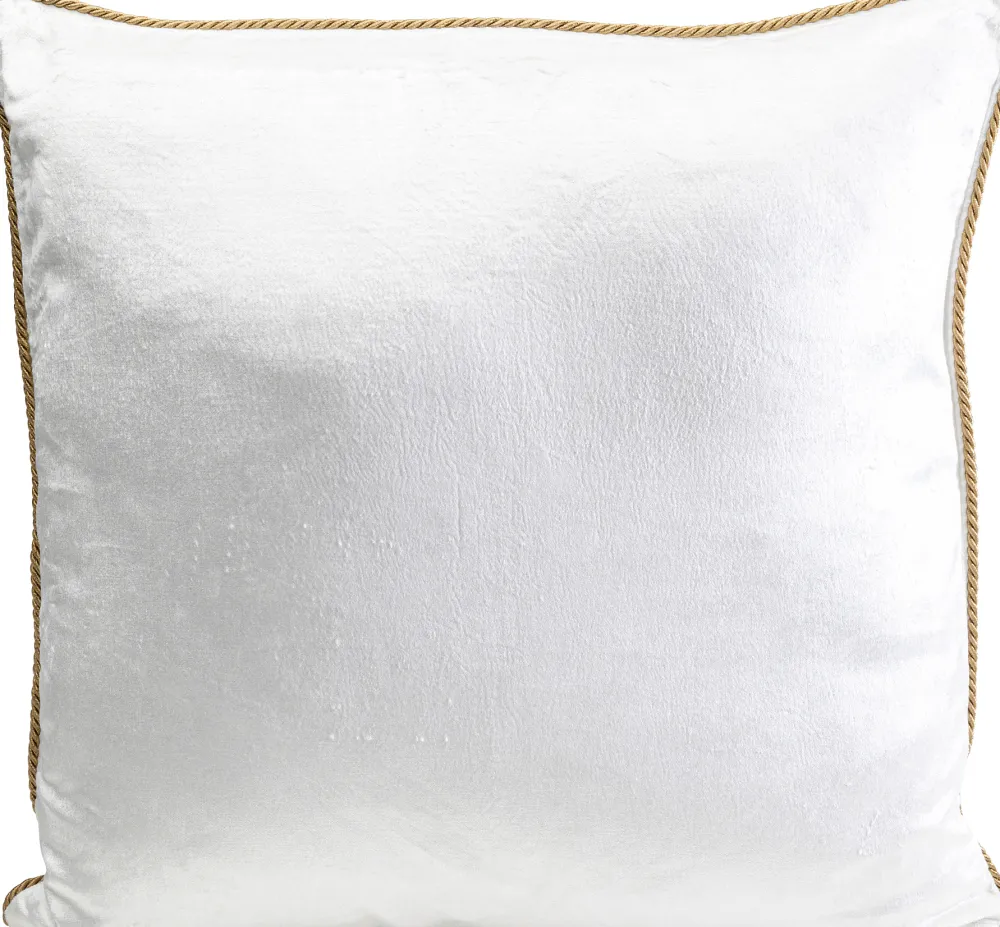 KARE Design Sisustustyynyt*Glitter Dragonfly Sudenkorento Tyyny, Valkoinen 40x40cm