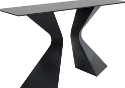 KARE Design Konsolipöydät Ja Sivupöydät*Gloria Konsolipöytä - Musta, Keraaminen Taso 140x81cm