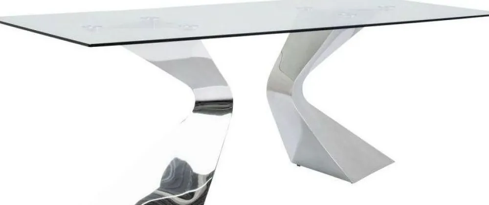 KARE Design Pöydät*Gloria Pöytä, Kromi 100x200cm