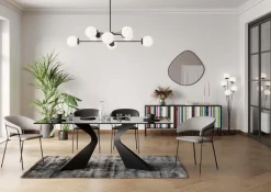 KARE Design Pöydät*Gloria Pöytä, Musta 200x100cm