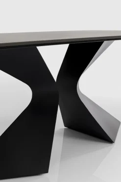 KARE Design Pöydät*Gloria Pöytä Ulkokaluste, Keraaminen Pöytälevy, Musta, 180x90cm