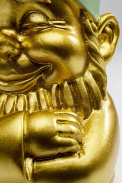 KARE Design Koriste-Esineet*Gnome Tonttu Koriste-esine Kulta-vihreä 21 Cm