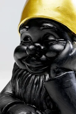 KARE Design Koriste-Esineet*Gnome Tonttu Koriste-esine Musta 21 Cm