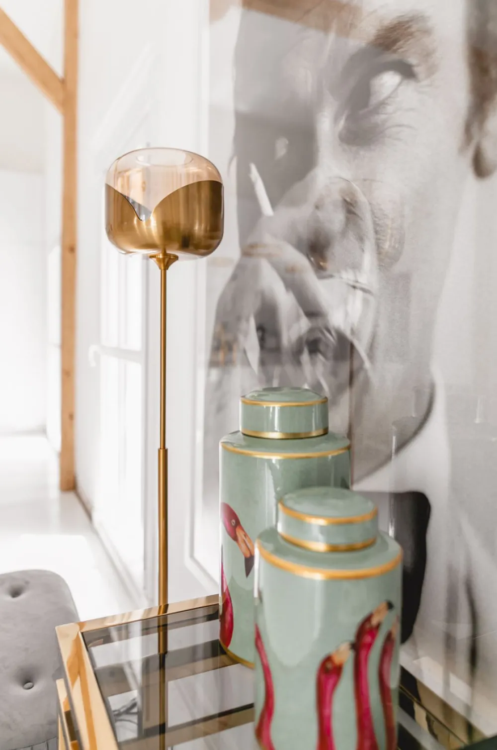 KARE Design Lattiavalaisimet|Olohuone*Goblet Ball Lattiavalaisin, Kulta