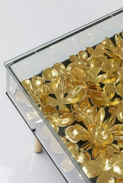 KARE Design Sohvapöydät*Gold Flowers Sohvapöytä 120x60cm