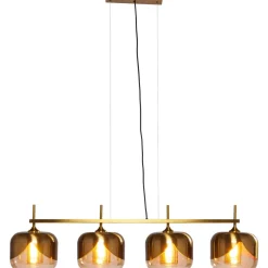 KARE Design Riippuvalaisimet*Golden Goblet Quattro Riippuvalaisin, Kulta Ø25cm
