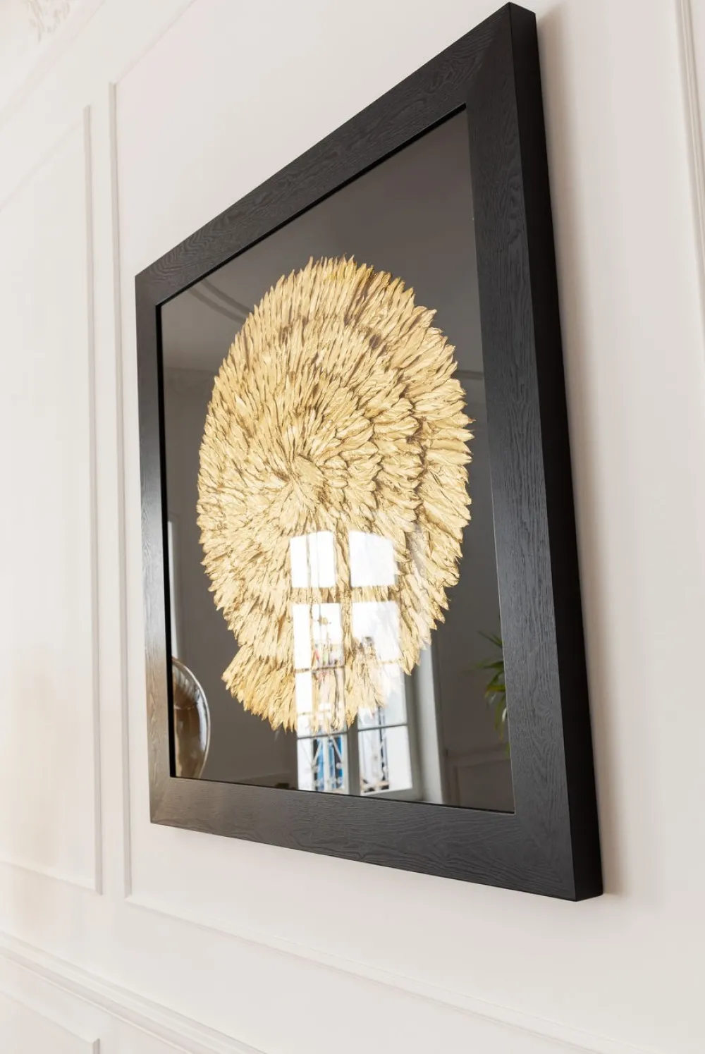 KARE Design Seinäkoristeet*Golden Snail Etana Seinä-koriste, Taulu, Kulta 120x120cm