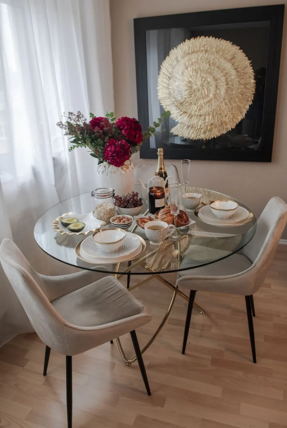 KARE Design Seinäkoristeet*Golden Snail Etana Seinä-koriste, Taulu, Kulta 120x120cm