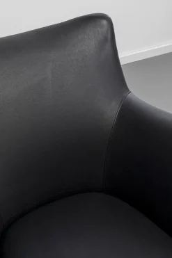 KARE Design Olohuone|Nojatuolit*Goldfinger Nojatuoli Nahkaa Musta