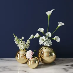 KARE Design Olohuone*Goldy Maljakko 11cm