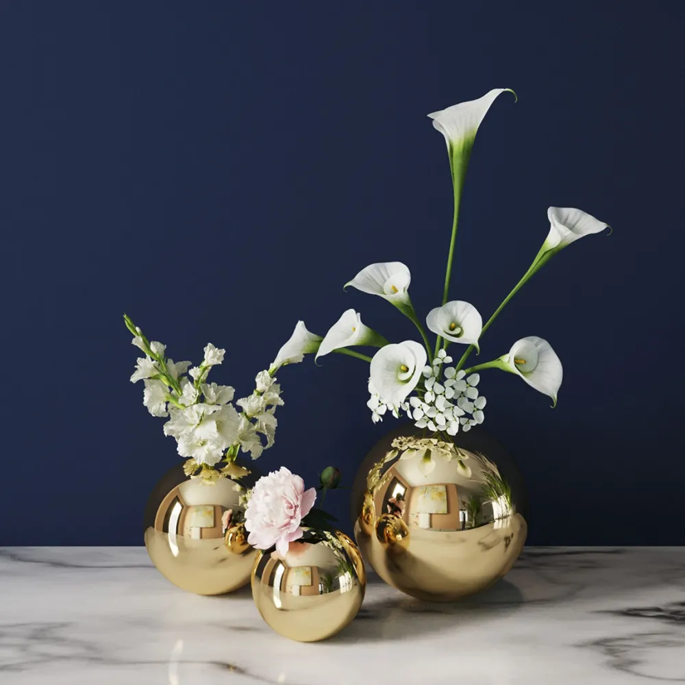 KARE Design Olohuone*Goldy Maljakko 11cm