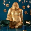 KARE Design Jalalliset Koriste-Esineet*Gorilla Gold XXL Koriste-esine, Patsas 249cm