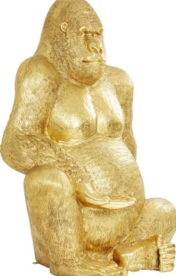 KARE Design Jalalliset Koriste-Esineet*Gorilla Gold XXL Koriste-esine, Patsas 249cm