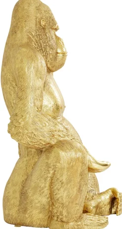 KARE Design Jalalliset Koriste-Esineet*Gorilla Gold XXL Koriste-esine, Patsas 249cm