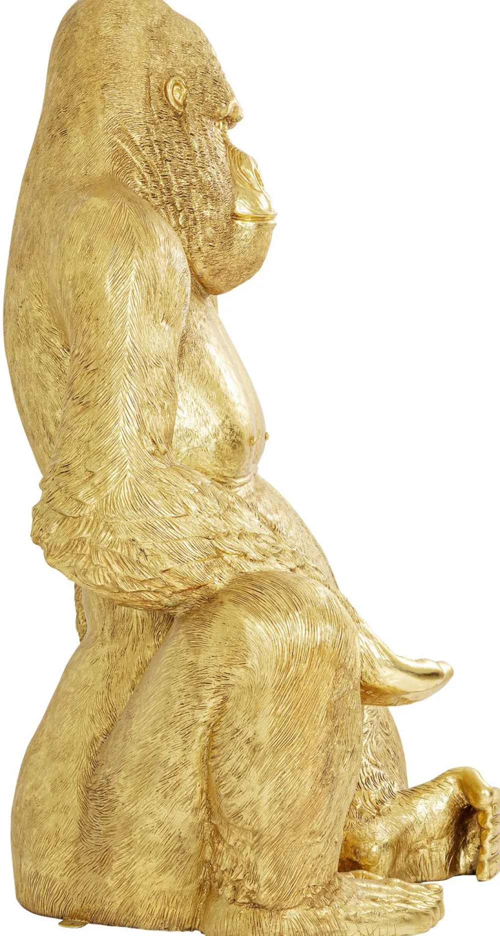 KARE Design Jalalliset Koriste-Esineet*Gorilla Gold XXL Koriste-esine, Patsas 249cm