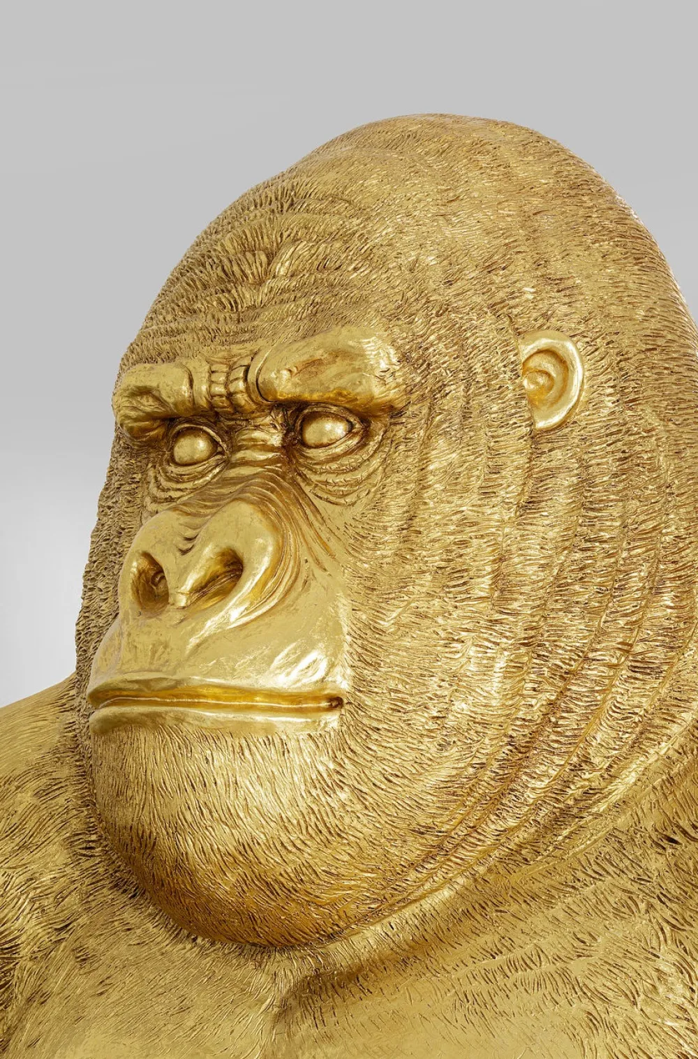KARE Design Jalalliset Koriste-Esineet*Gorilla Gold XXL Koriste-esine, Patsas 249cm