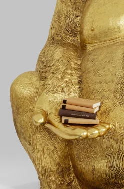 KARE Design Jalalliset Koriste-Esineet*Gorilla Gold XXL Koriste-esine, Patsas 249cm