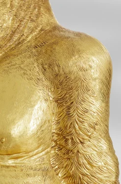 KARE Design Jalalliset Koriste-Esineet*Gorilla Koriste-esine, Patsas Kulta XL 180cm