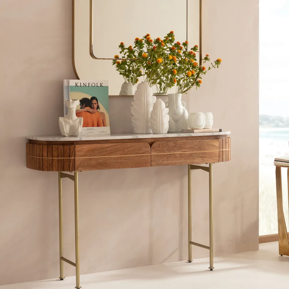 KARE Design Konsolipöydät Ja Sivupöydät*Grace Konsolipöytä 100x76cm