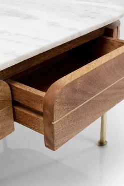 KARE Design Sohvapöydät*Grace Sohvapöytä, Mangopuu, Marmori 110x60cm