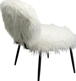 KARE Design Nojatuolit*Hairy White Nojatuoli Valkoinen