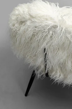 KARE Design Nojatuolit*Hairy White Nojatuoli Valkoinen