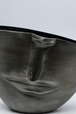 KARE Design Maljakot*Half Face Maljakko Antrasiitti 31cm