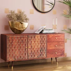 KARE Design Maljakot*Half Face Maljakko Kulta 46cm