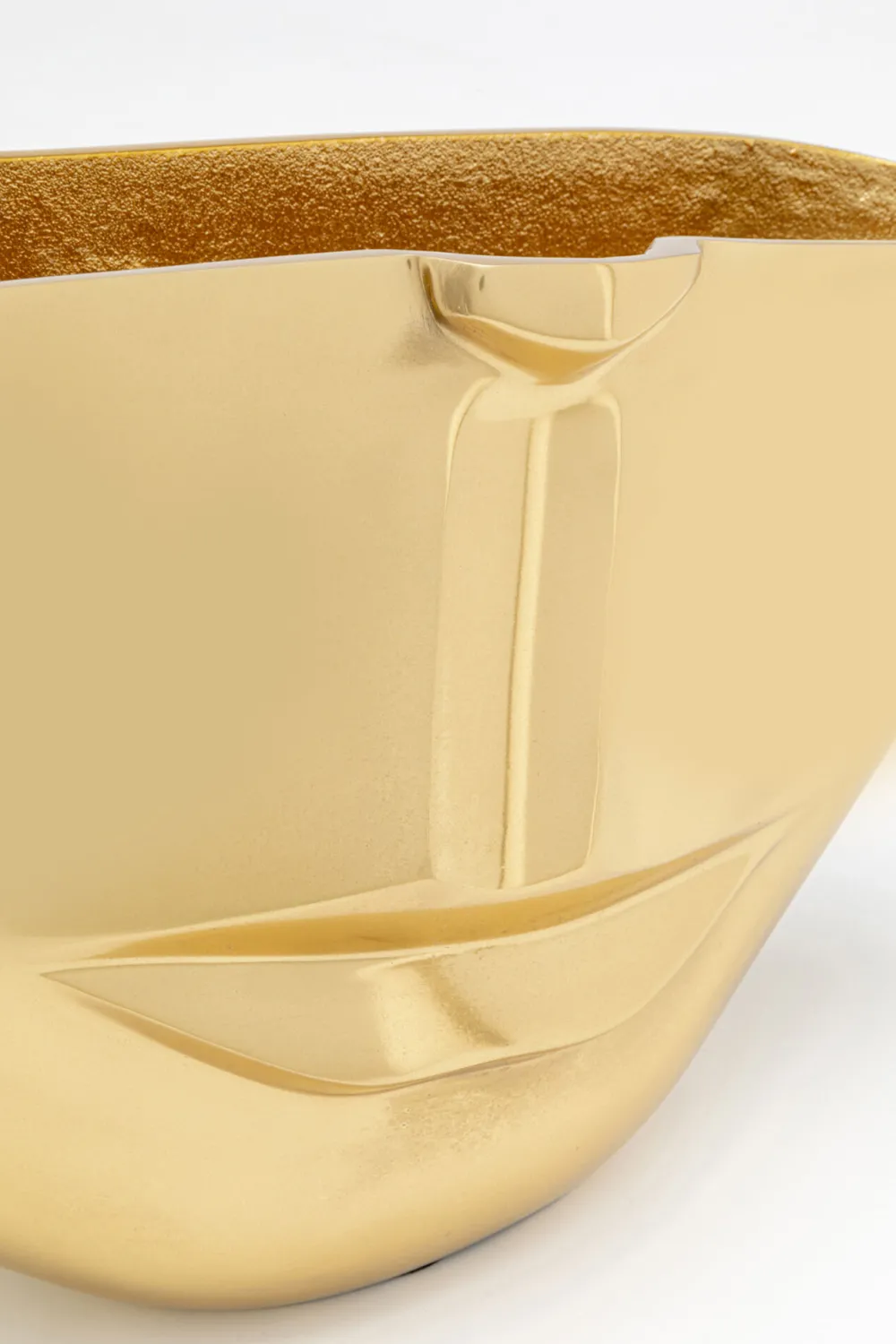 KARE Design Maljakot*Half Face Maljakko, Kulta 38cm