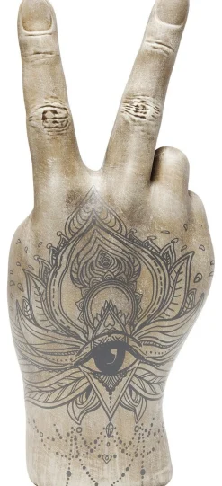 KARE Design Koriste-Esineet*Hand Victory Tattoo Eye Koriste-esine 36cm