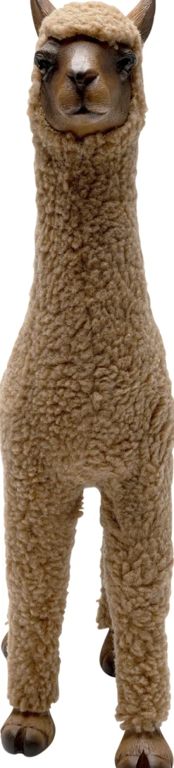 KARE Design Koriste-Esineet*Happy Alpaca Alpakka Koriste-esine Ruskea 38cm