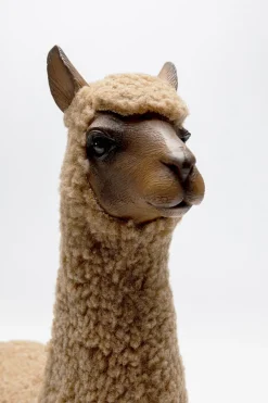 KARE Design Koriste-Esineet*Happy Alpaca Alpakka Koriste-esine Ruskea 38cm