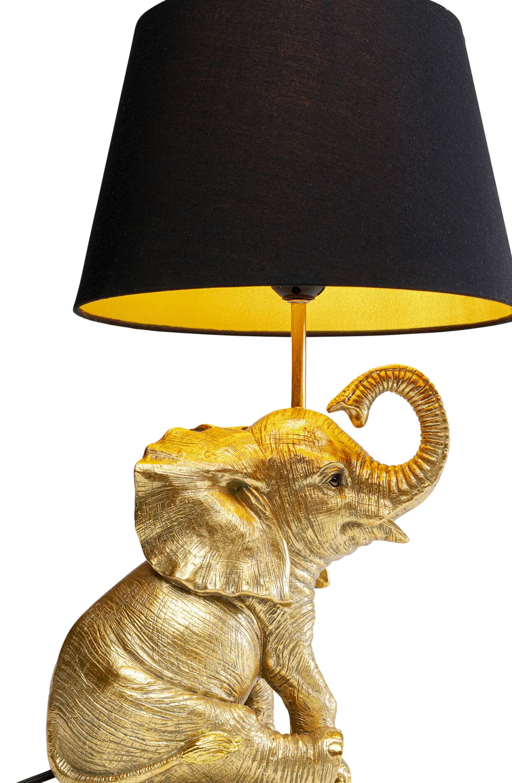 KARE Design Pöytävalaisimet*Happy Elefant Elefantti Pöytävalaisin 48cm