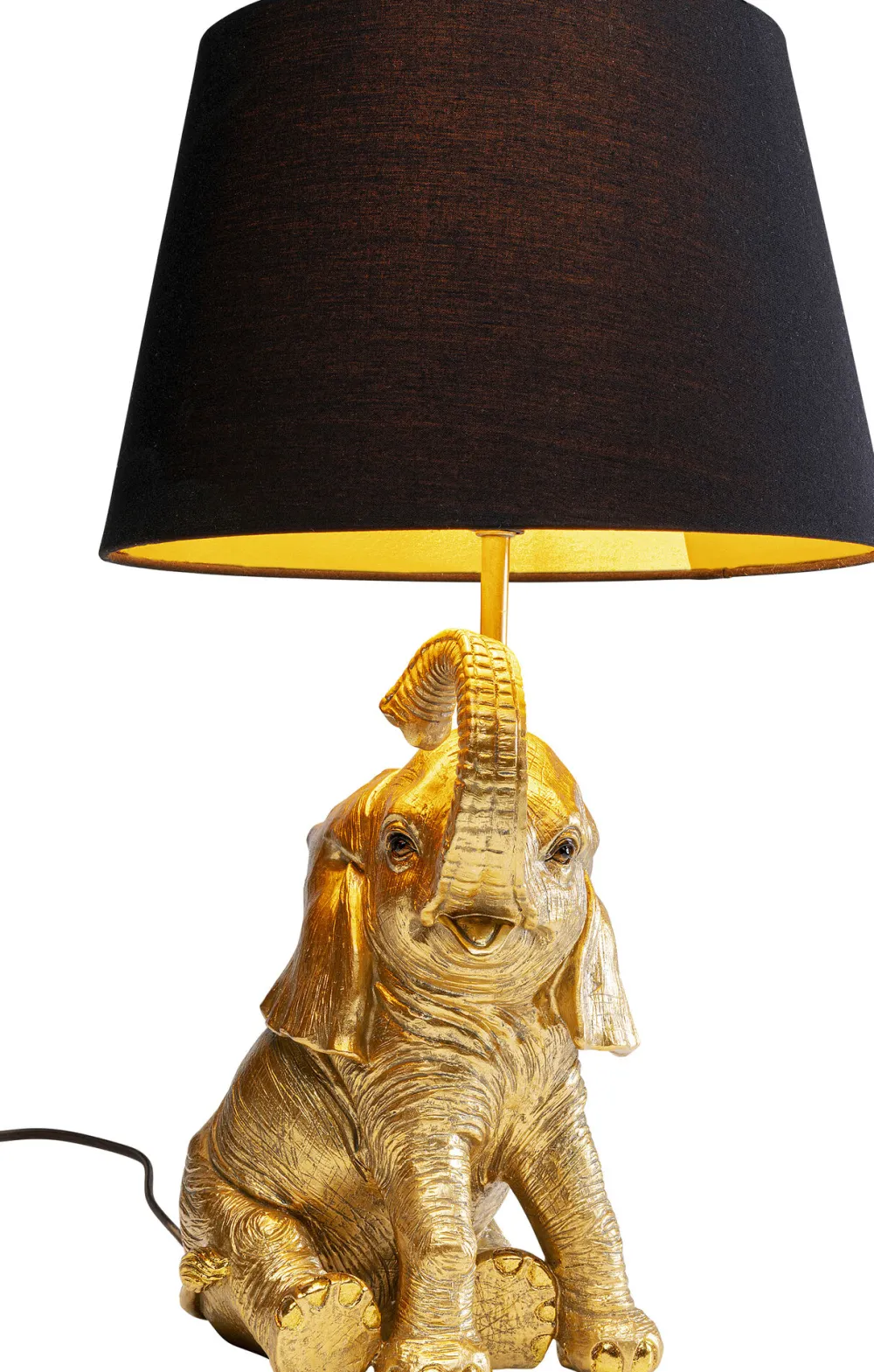 KARE Design Pöytävalaisimet*Happy Elefant Elefantti Pöytävalaisin 48cm